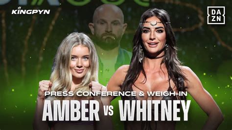 amber boxing|amber o'donnell weigh in.